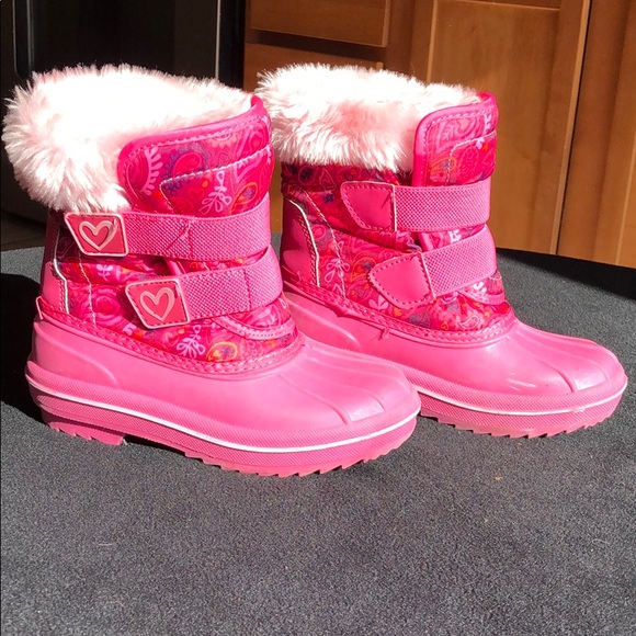 Other - 🌻5 for $25 Thermolite Girls Pink snow shoes